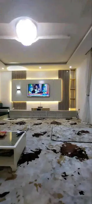 Modern Tv Unit With a Strong Frame Spacious Shelves for Accessories