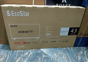 Eco Star 43 Inch Tv Smart Qled Nwe 2025 Model