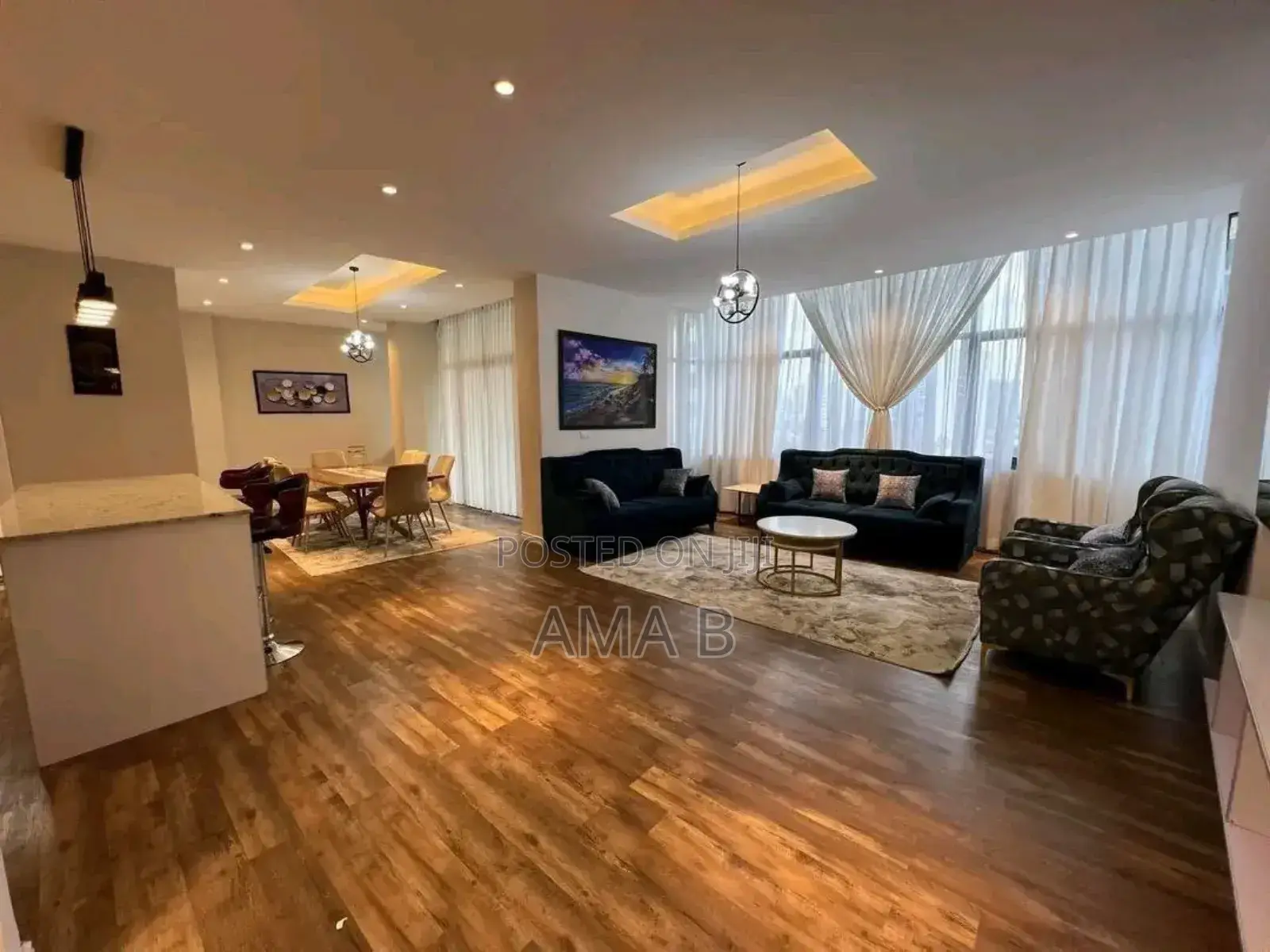 Furnished 3bdrm Apartment in Bole for rent