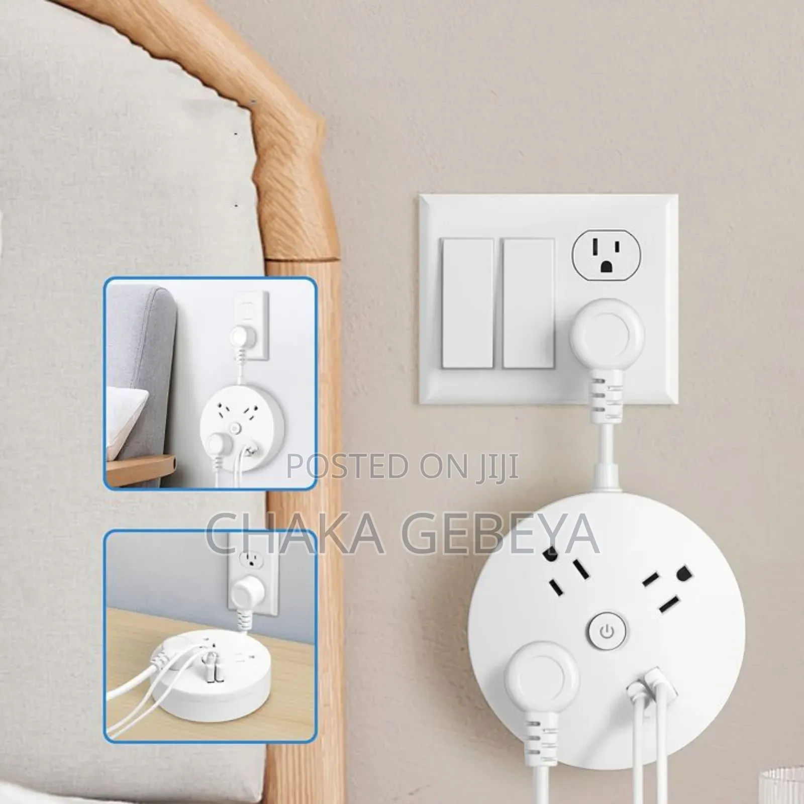 Gelistar Retractable Power Strip With 5 Sockets 3 Usb Ports