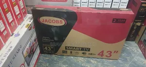 Jacobs 43” Double Glass Tv – Android 14 | Clear Picture !