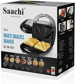 Saachi 7 in 1 Multi Snacks Maker Waffle Maker
