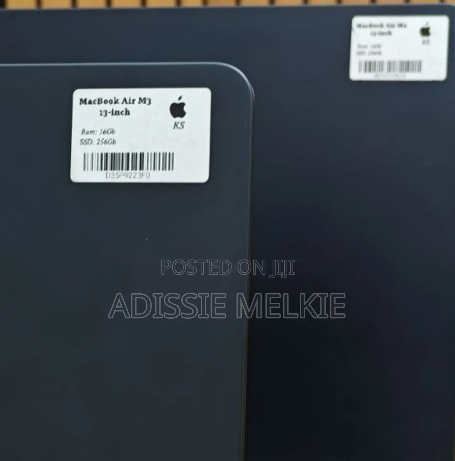 New Laptop Apple MacBook Air 2024 M3 13-Inch 8GB Apple M3 SSD 256GB