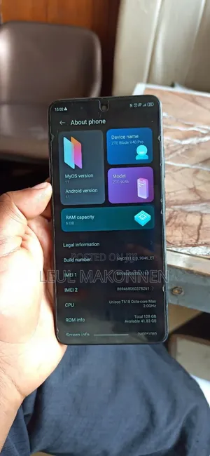 ZTE Blade V40 Pro 128 GB Blue