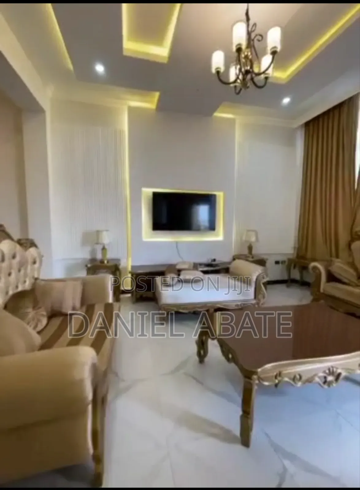 Furnished 4bdrm Apartment in Yeka for sale