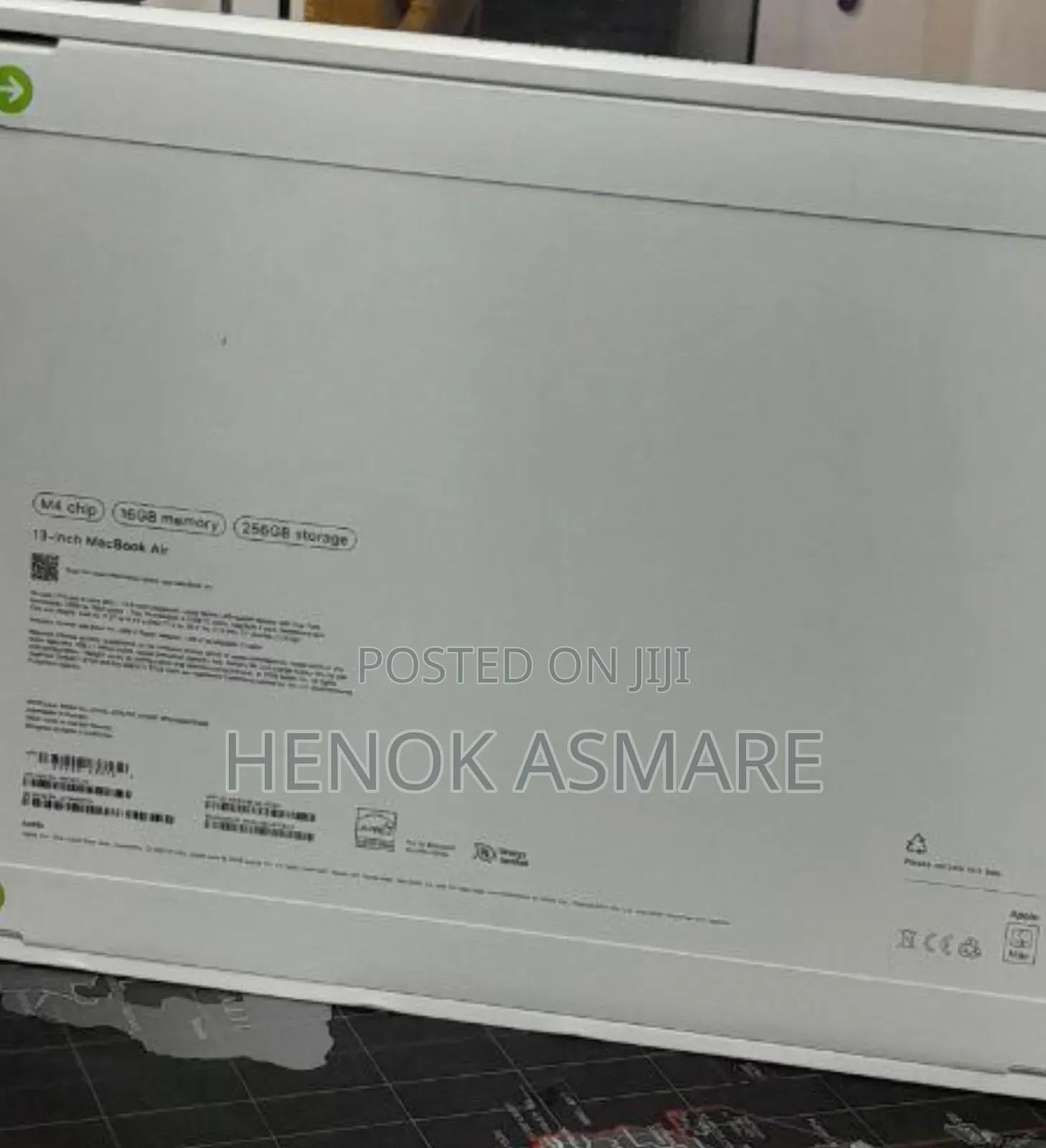 New Laptop Apple MacBook Air 16GB Apple M4 SSD 256GB