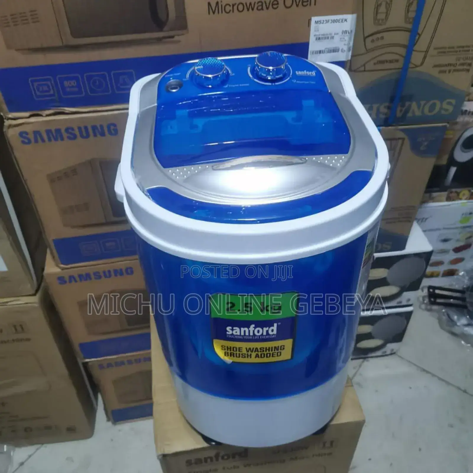 Sanford Mini Washing Machine 2.5 Kg/ Free Delivery