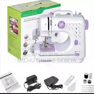 Mini Portable Home Sewing Machine With Foot Pedal, Overlock