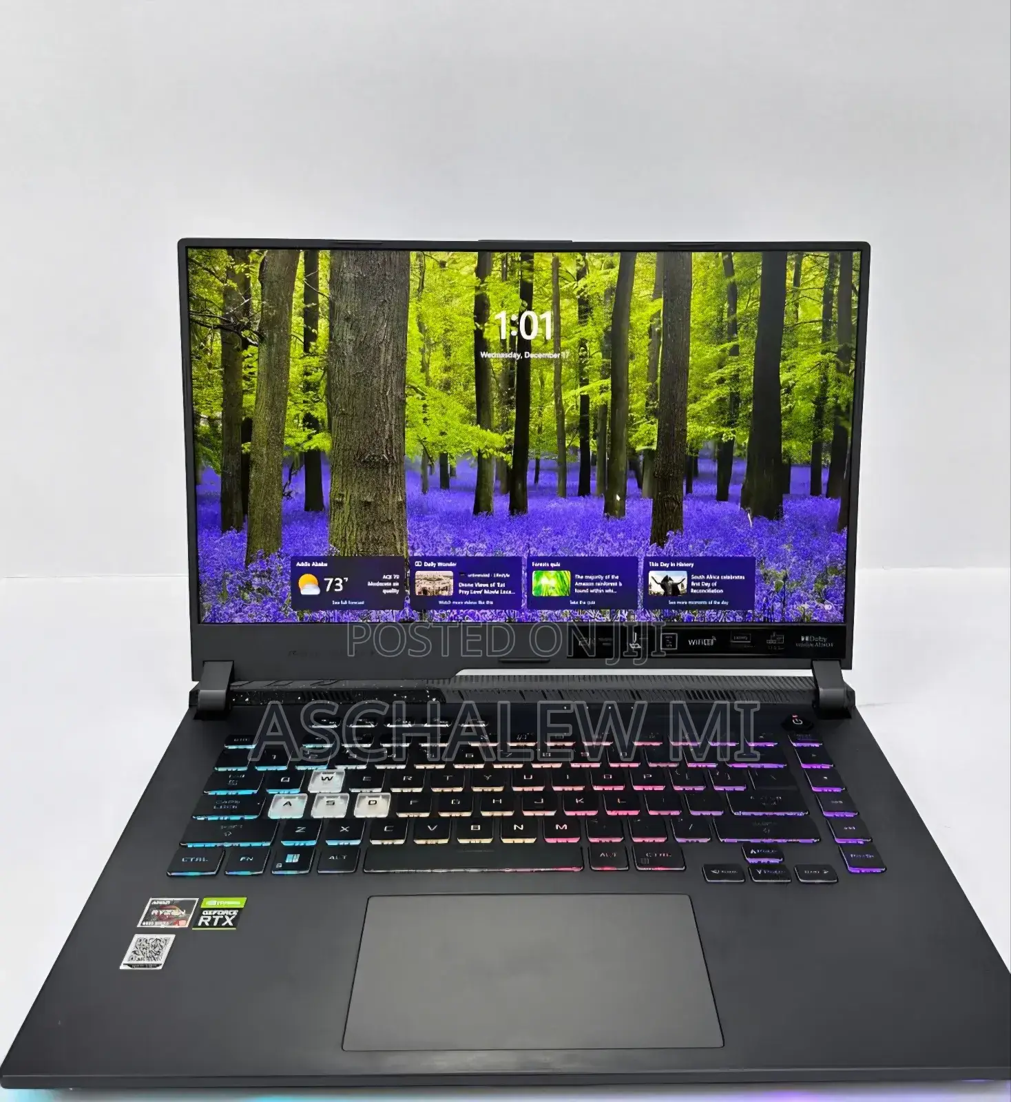 New Laptop Asus ROG Strix G15 16GB AMD Ryzen 9 SSD 512GB