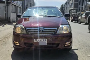 Toyota Corolla Sedan 2003 Burgundy