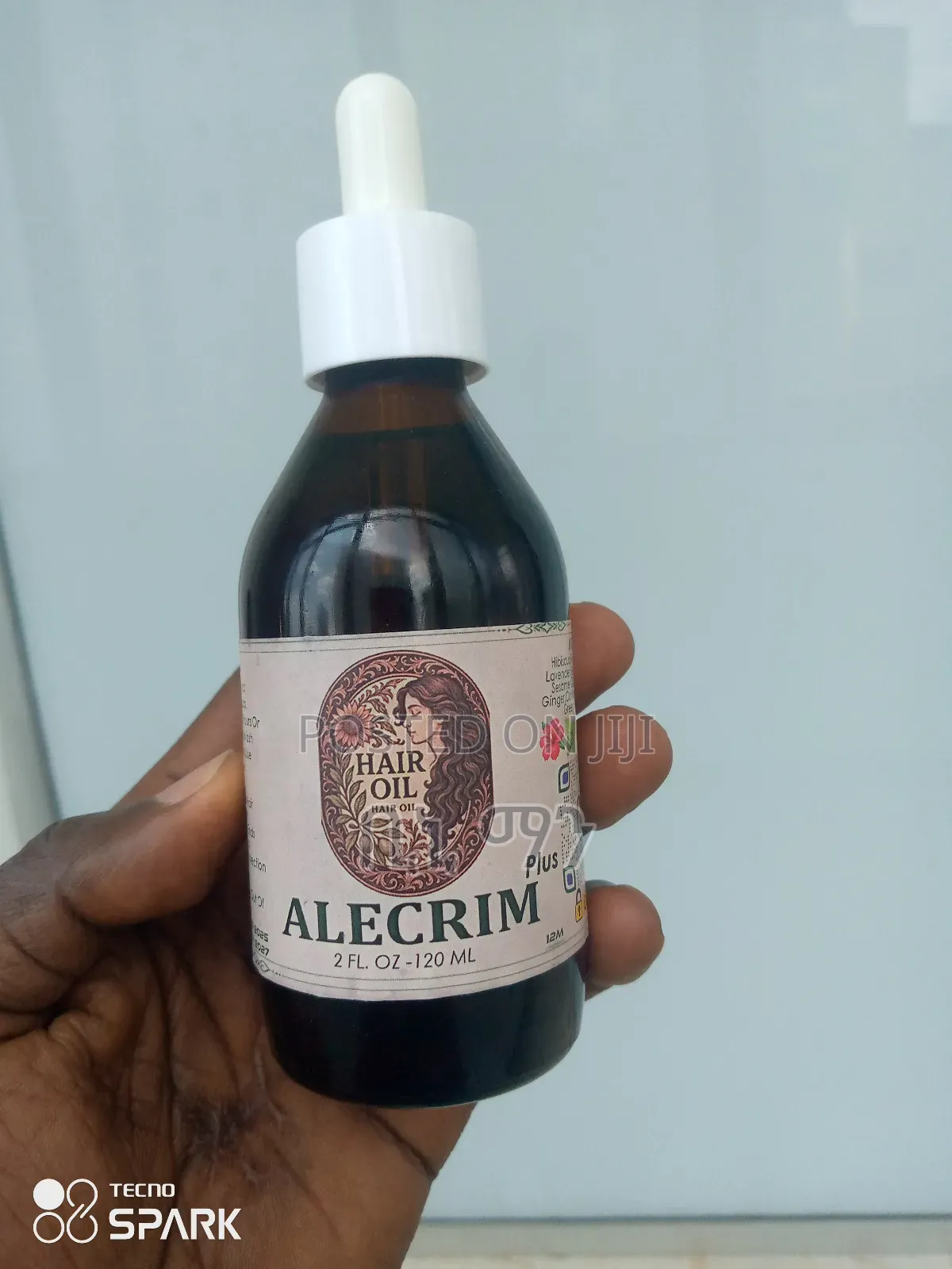 Original Alecrim Organic Hair Oil.