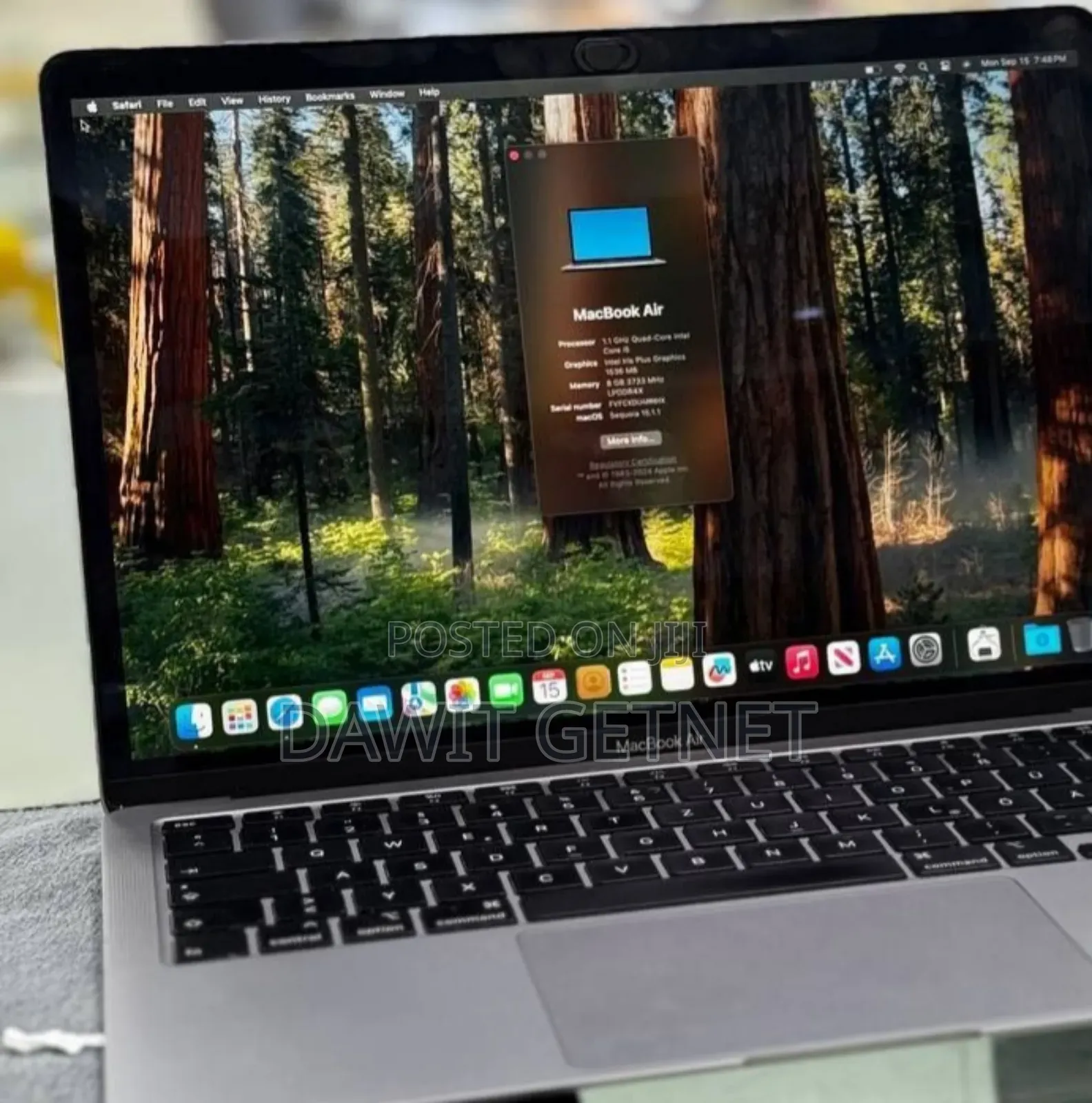 New Laptop Apple MacBook 2020 8GB Intel Core I3 SSD 256GB