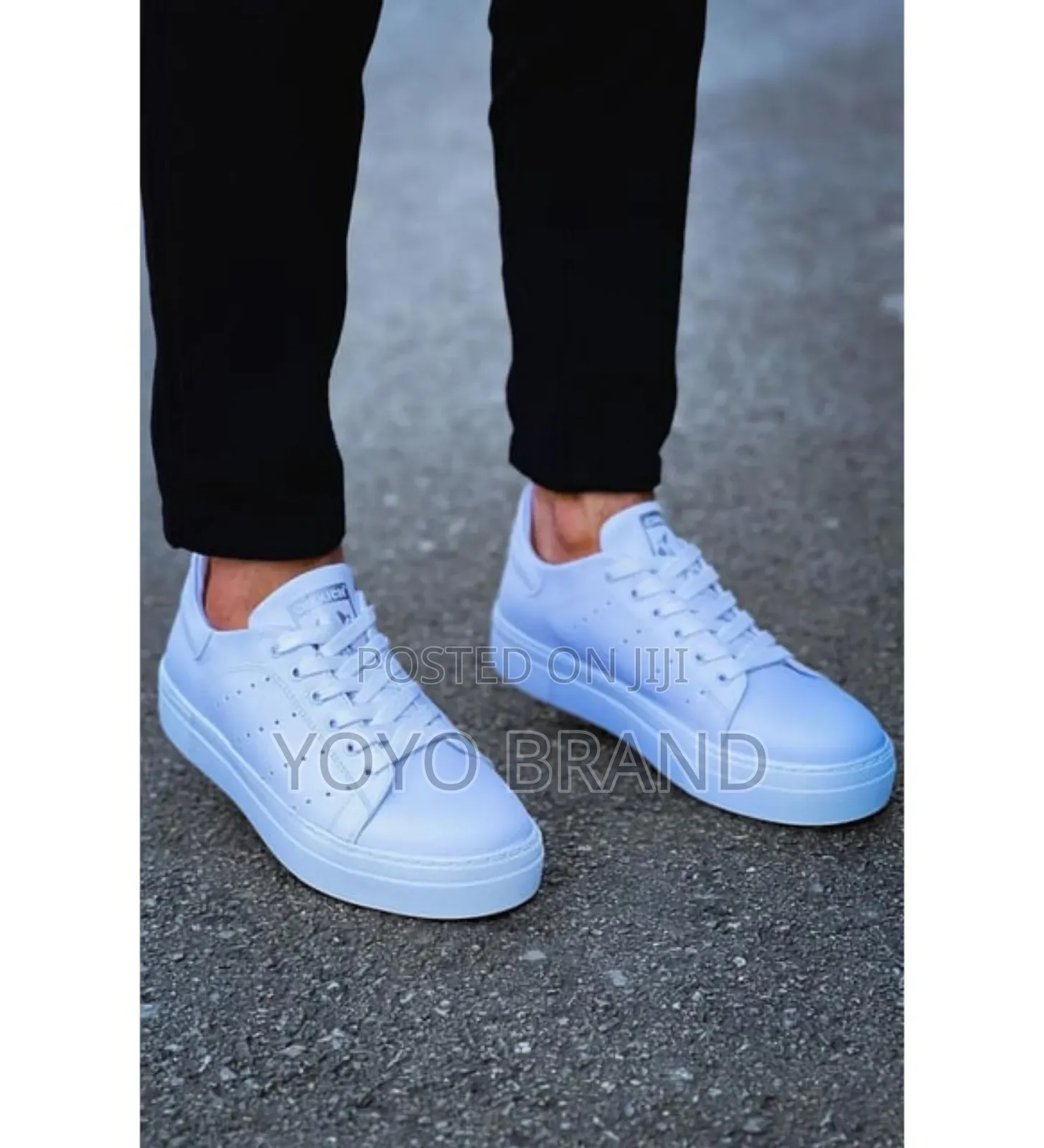 New Arrival White Chekich Turkey Fashion Shoes