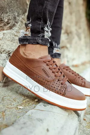 New Arrival Brown Chekich Turkey Fashion Shoes