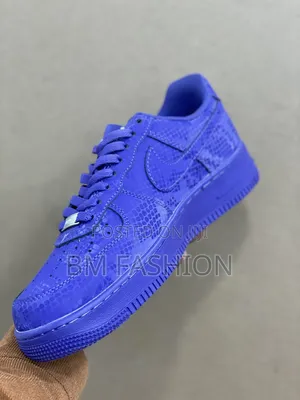 Nike Af1 Low Purple Snakeskin Sneakers {With Free } [Holiday Sale]