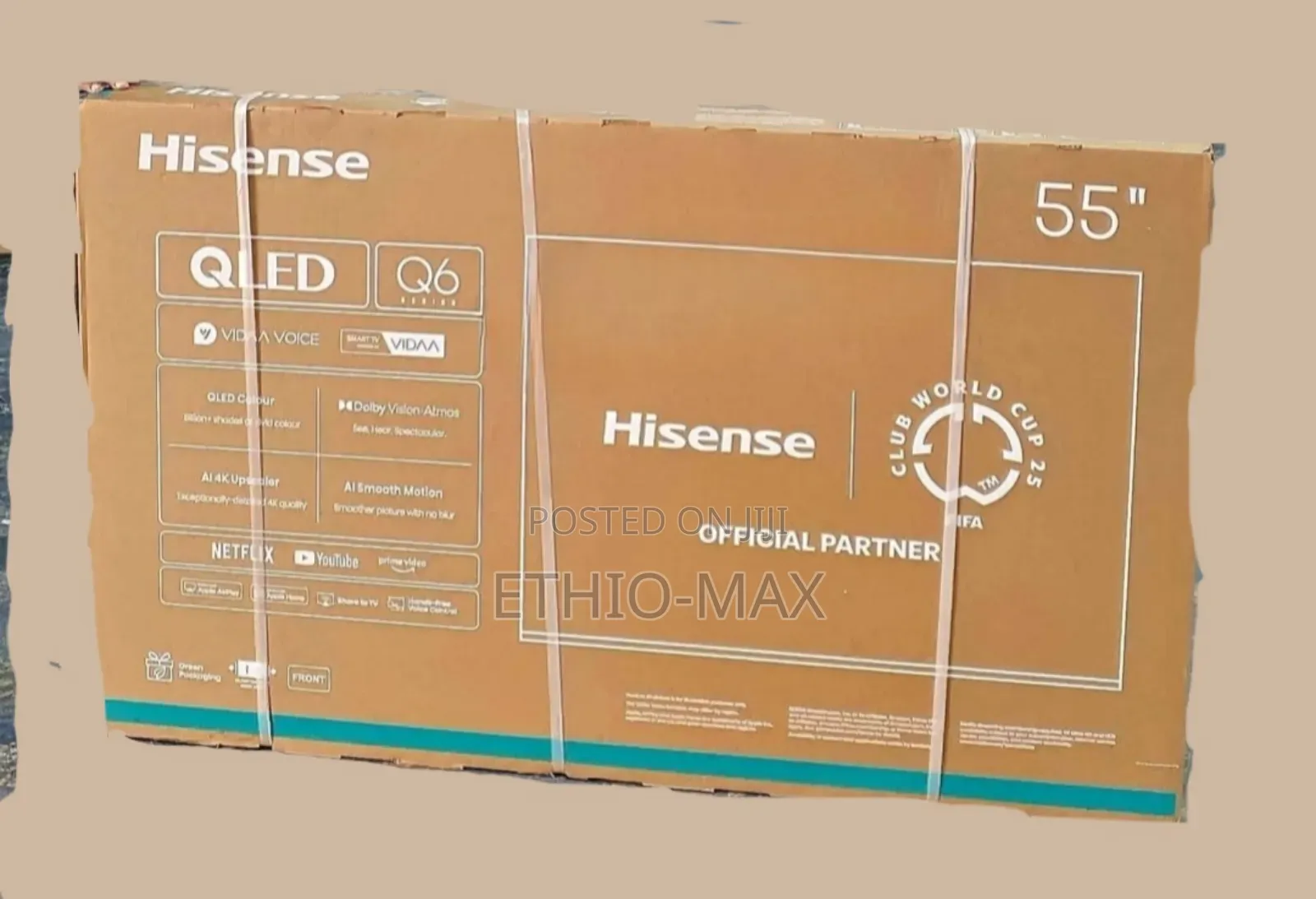 Hisense Tv 55" Smart Qled Tv Q6