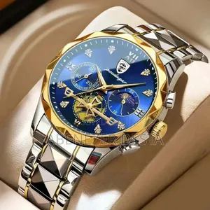 Poedagar 996 Luxury Man Wristwatch Waterproof Luminous Chronograph