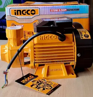Water Pump ወተር ፓምፕ Water Booster Pump የውሃ ፓምፕ Ingco 370w 0.5hp