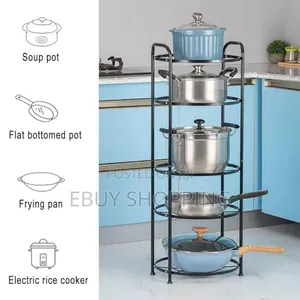 All-Steel 5-Shelf Pan Pot Organizer Rack
