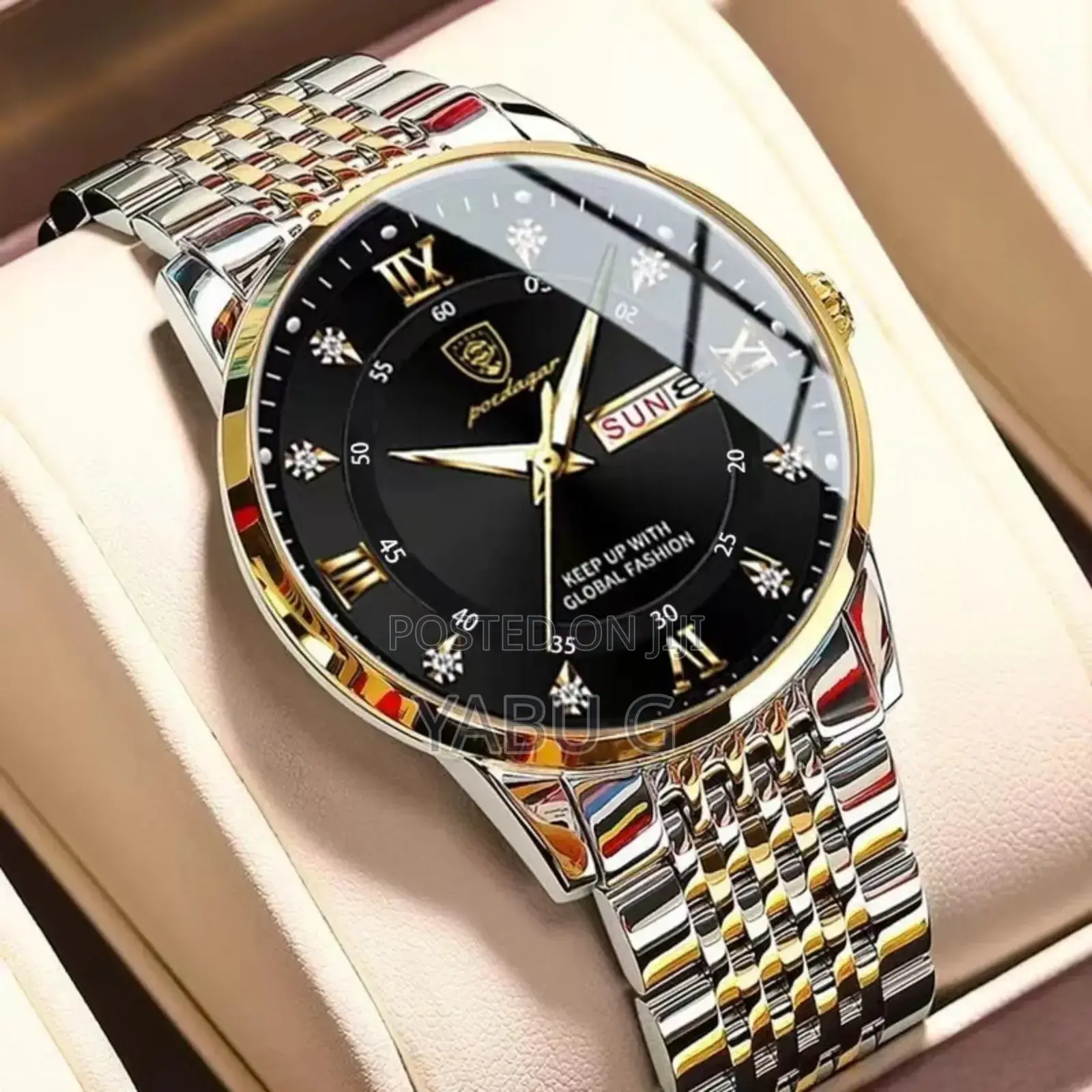 Business Casual for Men Poedagar Stainless Steel Luxury Watch