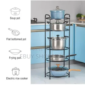 Durable 5-Tier Wire Shelving Storage Cart