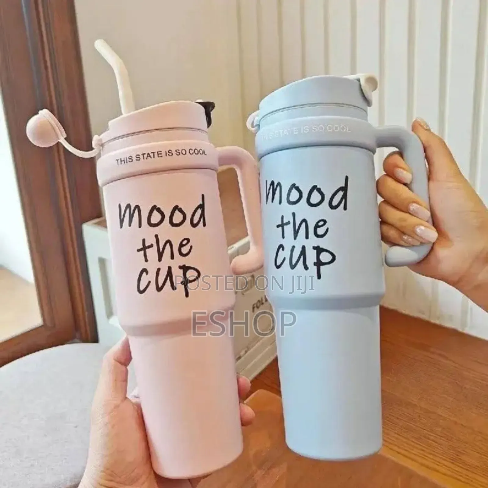 1000ml Stainless Steel Monster Tumbler With Straw Lid