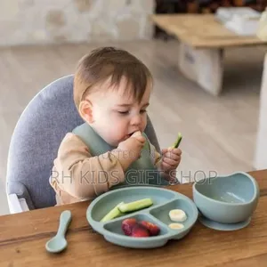 6 Piece Baby Silicone Feeding Set