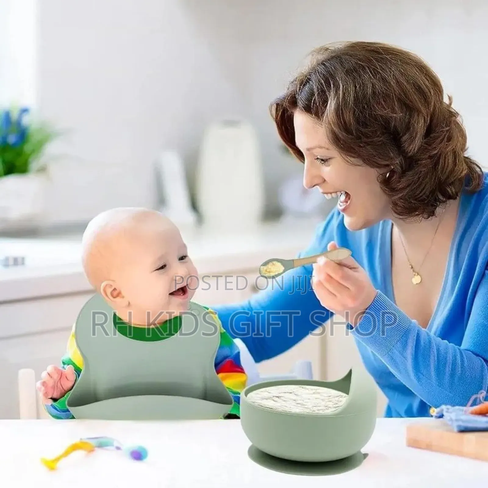 6 Piece Baby Silicone Feeding Set