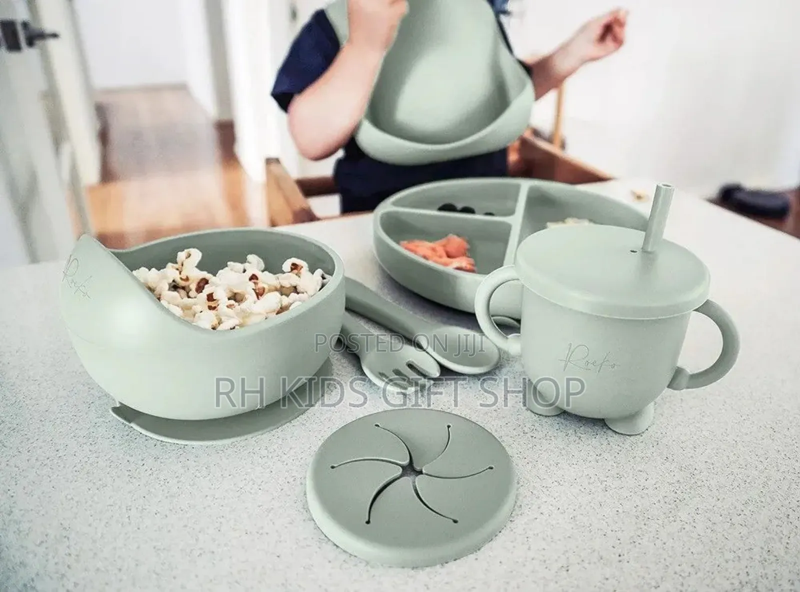 6 Piece Baby Silicone Feeding Set