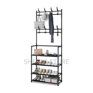 Highquality Stainless Multifunctional Shoe and Hat Rack(ባለ ዘርፈ ብዙ ጥቅም)
