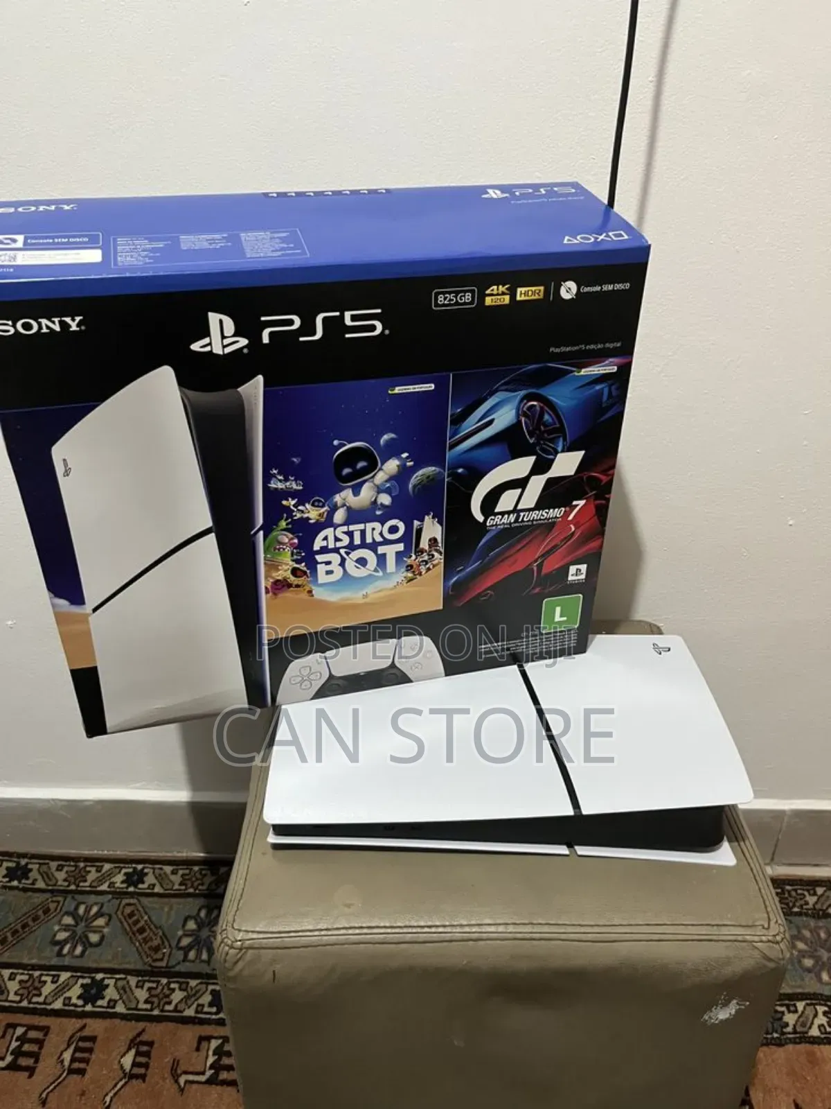 Playstation 5slim Digital Brand New White Color With 1controller