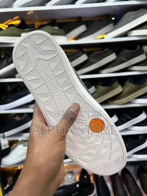 Timberland Flat Lather Sneakers for Man' Made in Vietnam for Graycolor