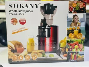 Sokany Juice Extractor - Separates Juice From Pulp - Includes Jug