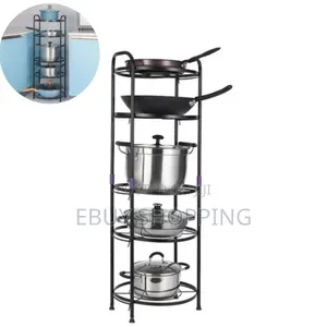 Heavy-gauge 5-tier Metal Storage Cart