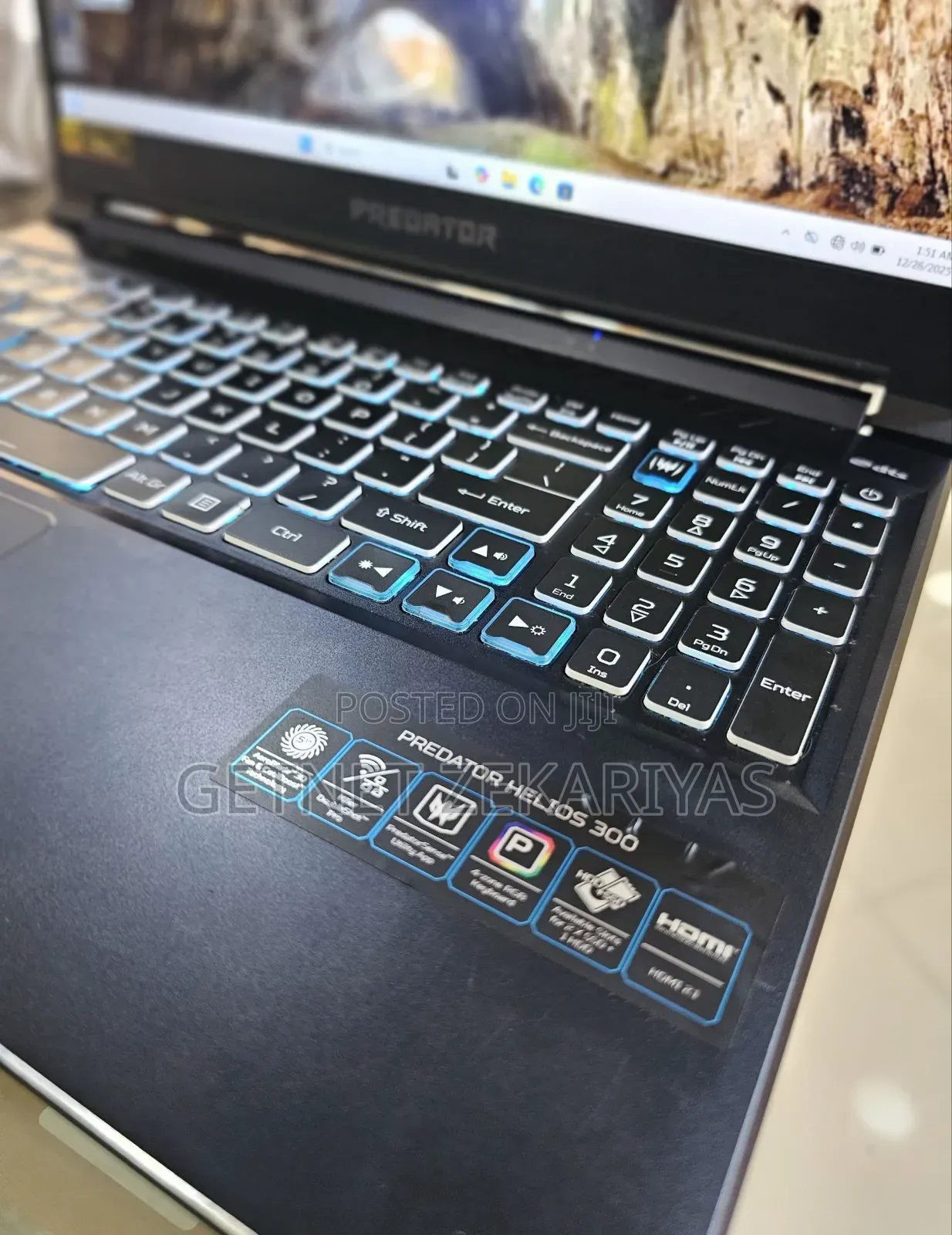 New Laptop Acer Predator Helios 300 16GB Intel Core I7 SSD 512GB
