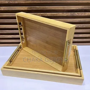 Elegant Bamboo Tray Collection -perfect For Ethiopian Coffee Ceremony