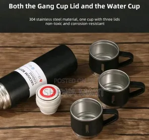 Stainless Steel Vacuum Flask Gift Set Business Style Bottle Outdoor