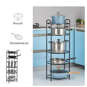 5-Tier Open-Shelf Metal Kitchen Cart
