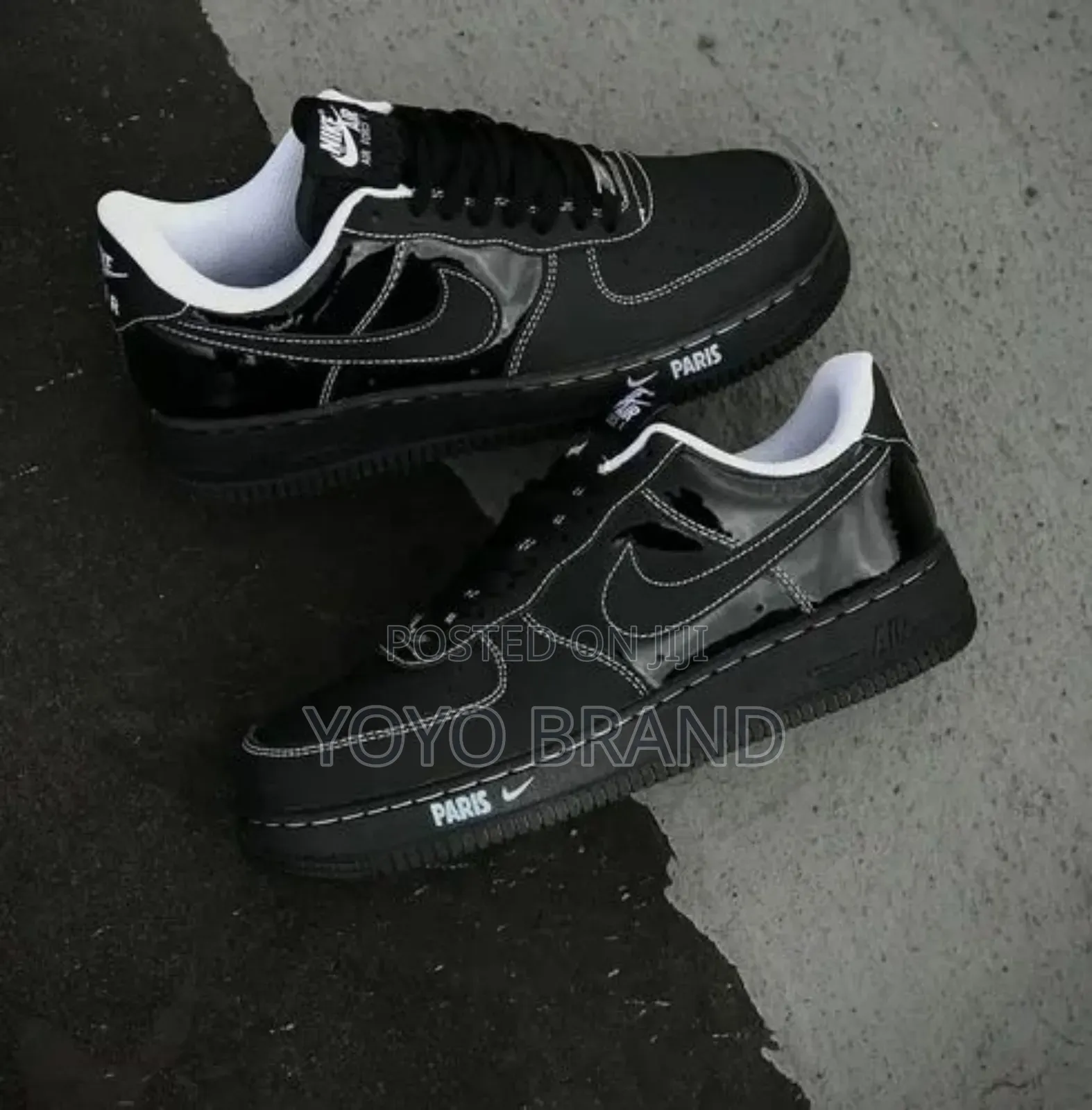 Nike Air Force 1 Low City Pack Paris Patent Fashion Shoes