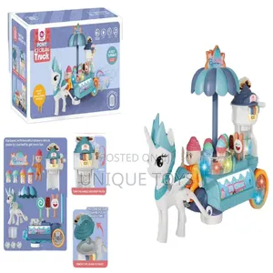 Pony Diy Ice Cream Truck Toy – Lights Music