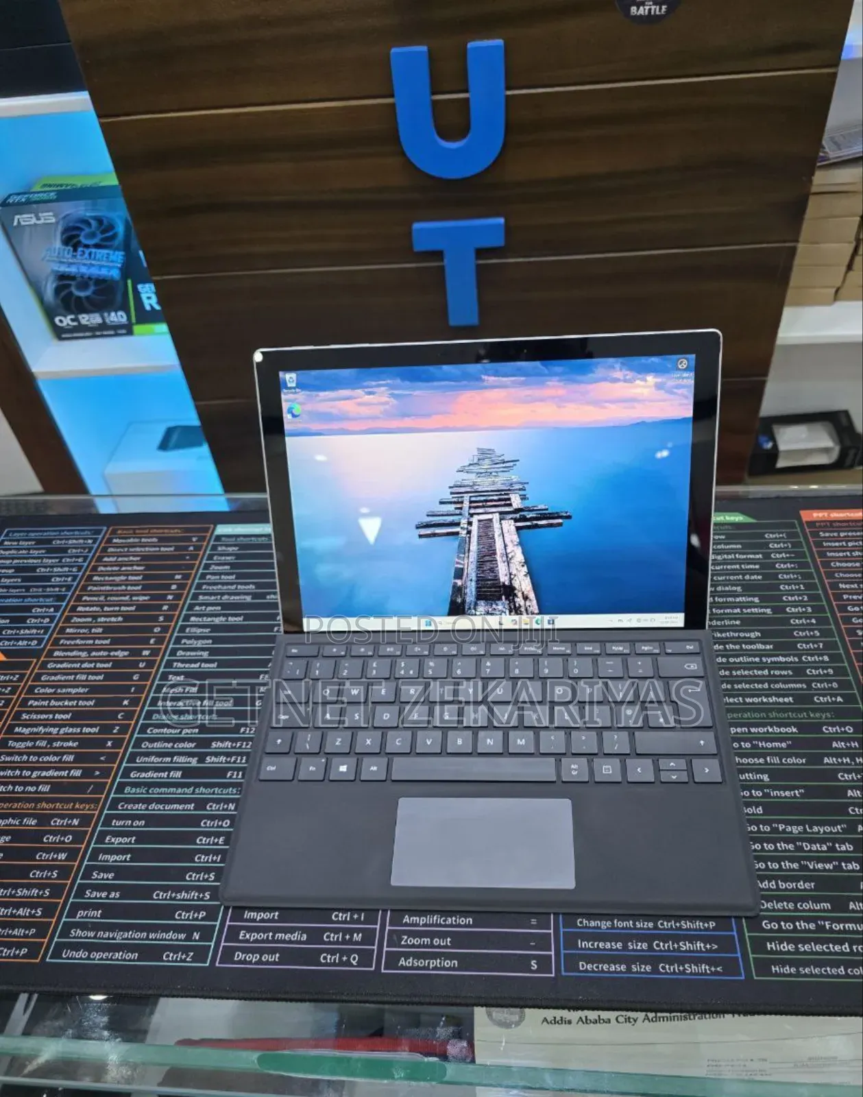 New Laptop Microsoft Surface Pro 7 8GB Intel Core I5 SSD 256GB
