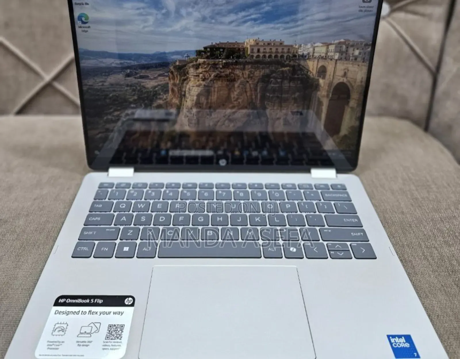 New Laptop HP OmniBook 5 Flip 14-Fp0023dx 16GB Intel Core 7 SSD 512GB