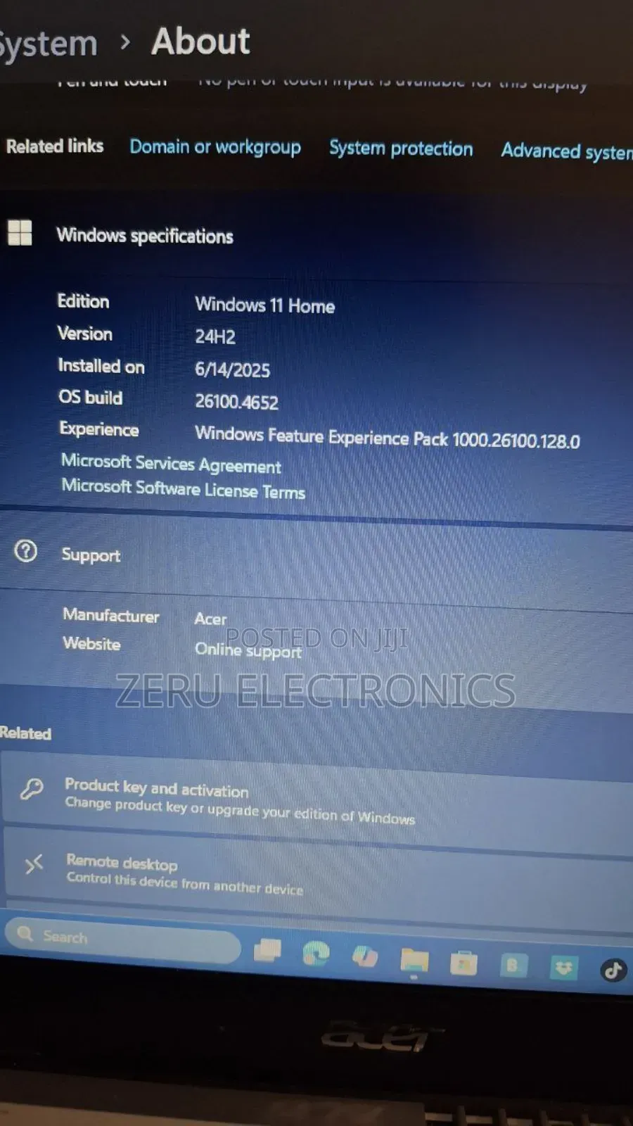 Laptop Acer Aspire 3 12GB Intel Core I5 SSD 500GB
