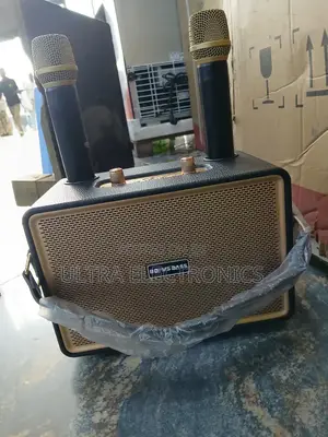 Booms Bass M4202+Portable Bluetooth Karaoke Speaker With Dual Wireless