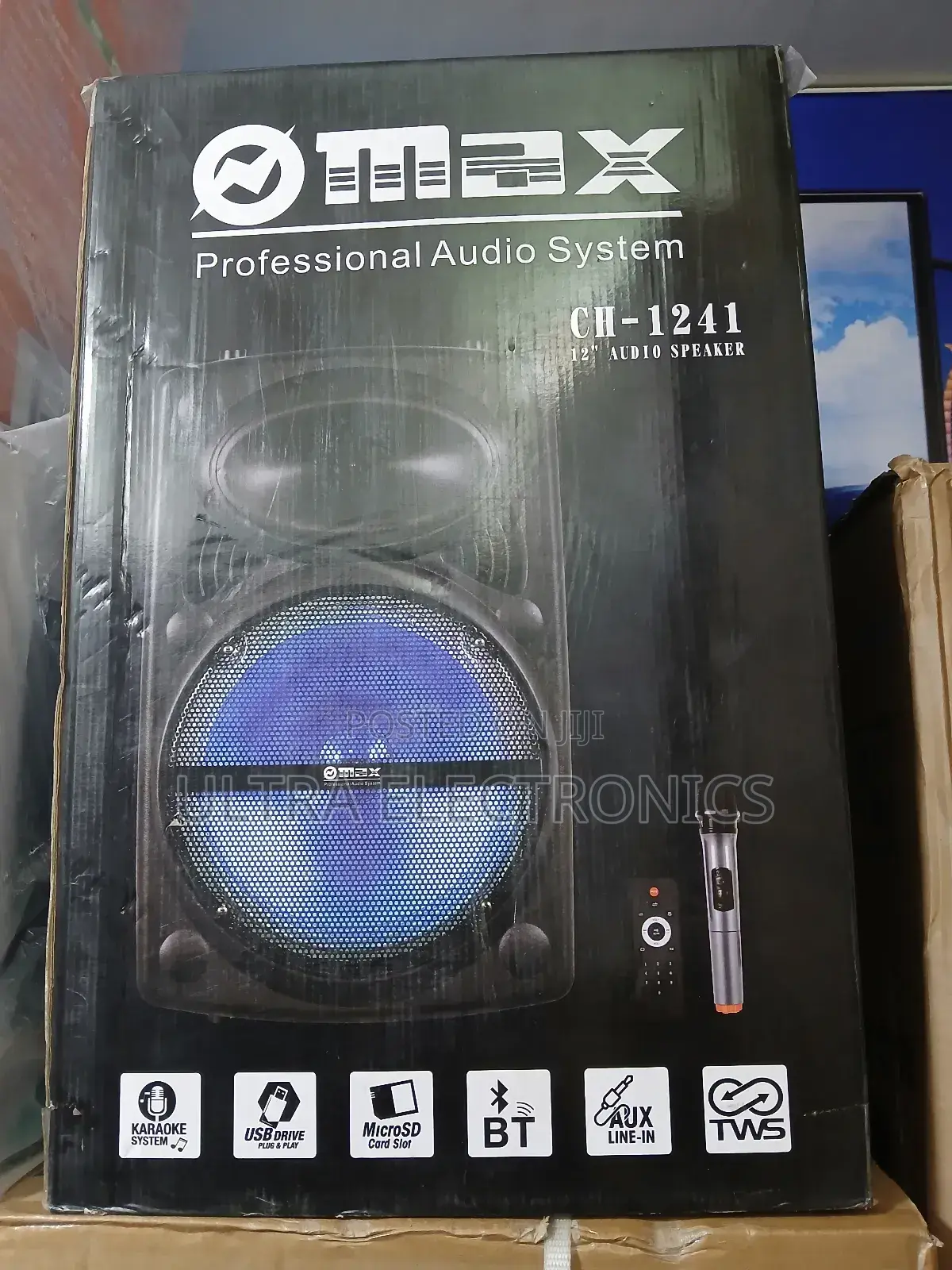 Max Professional Audio System Ch-1241.