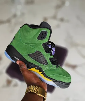 Nike Air Jordan 5 Green Color Retro "Metallic Green"