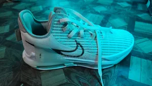 Nike Lebron Witness 6 Basketball Shoe in a White Colorway