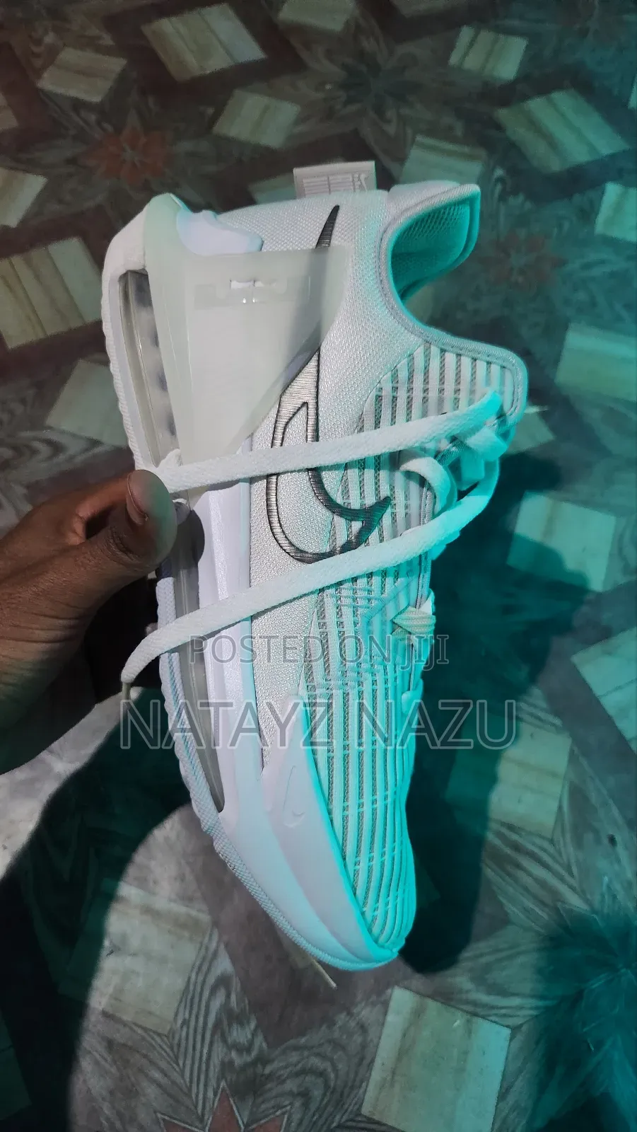 Nike Lebron Witness 6 Basketball Shoe in a White Colorway