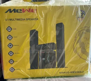 Mewe 3.1ch Multimedia Speaker – Deep Bass, Clear Sound, Smart