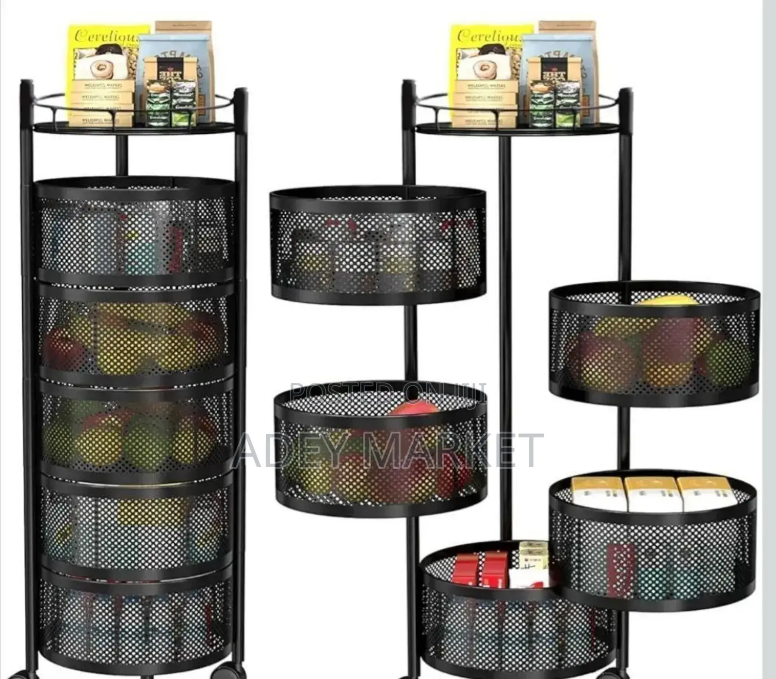 5 Layer Moveable Kitchen Storage Rack.